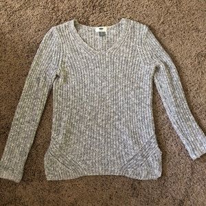 Grey knit sweater